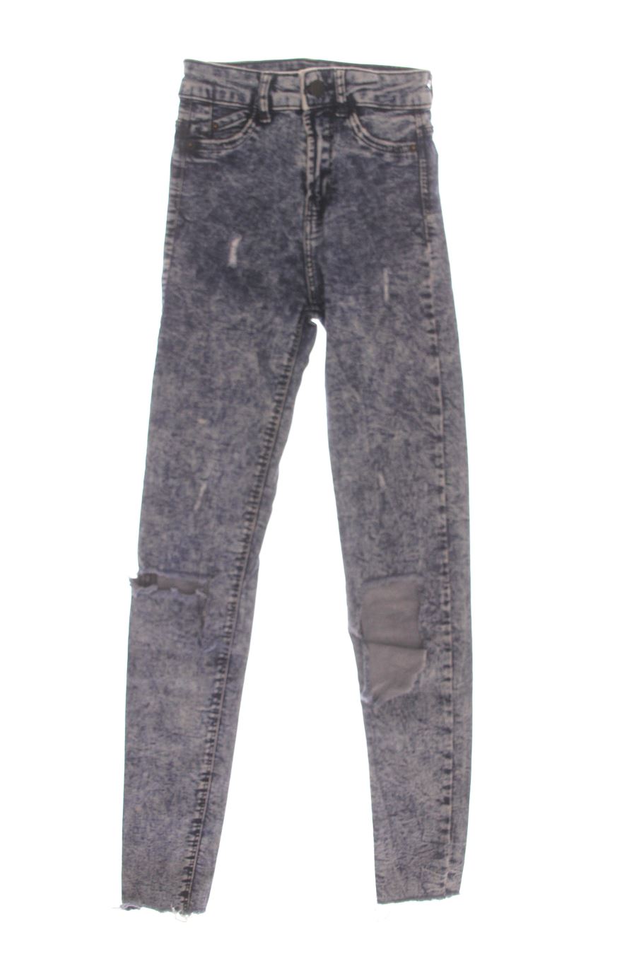 Vaqueros de Bershka de la talla 32, de color gris de ropa vaquera