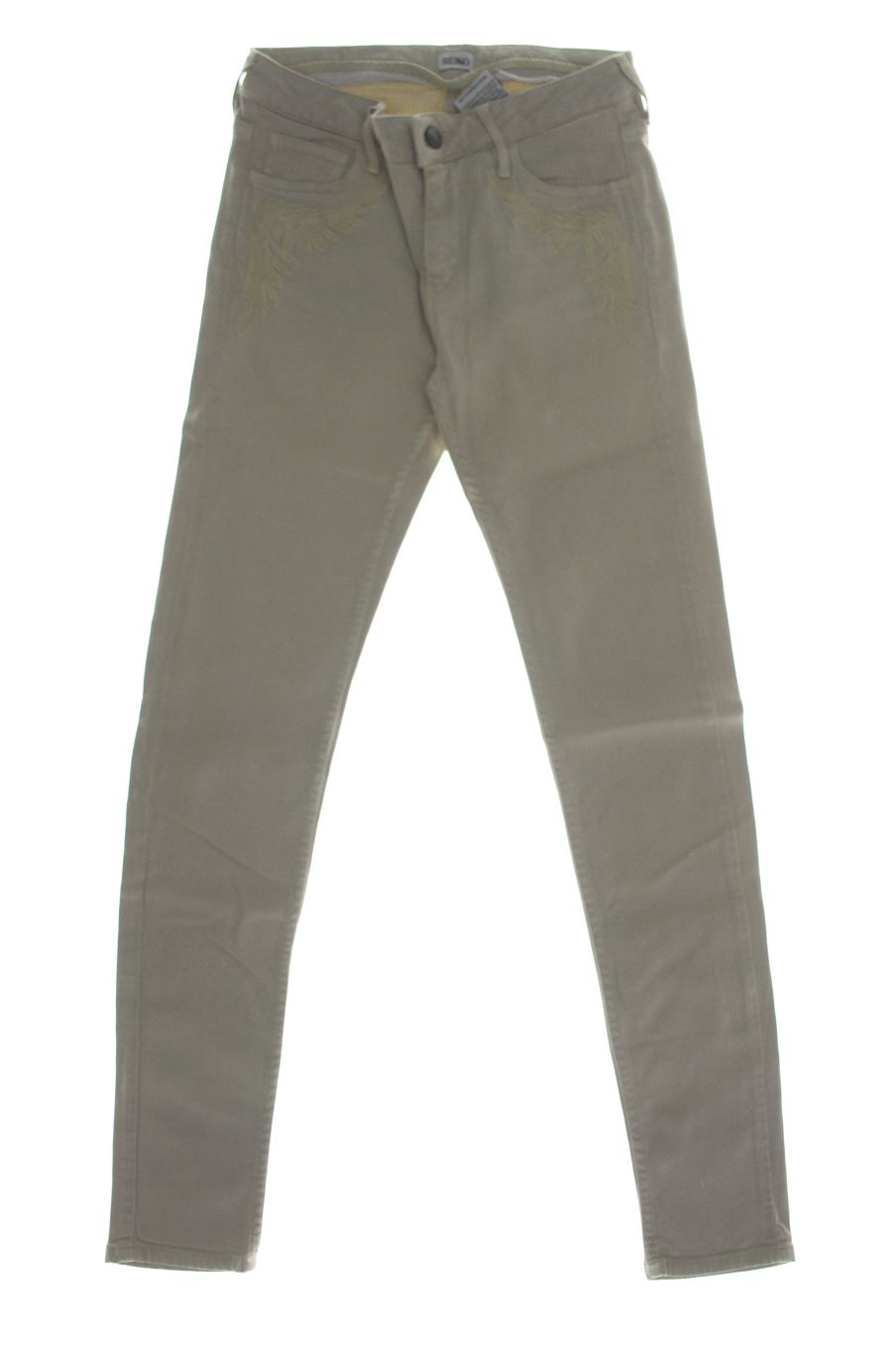 Jeans Reiko de la taille 34, de couleur beige de denim