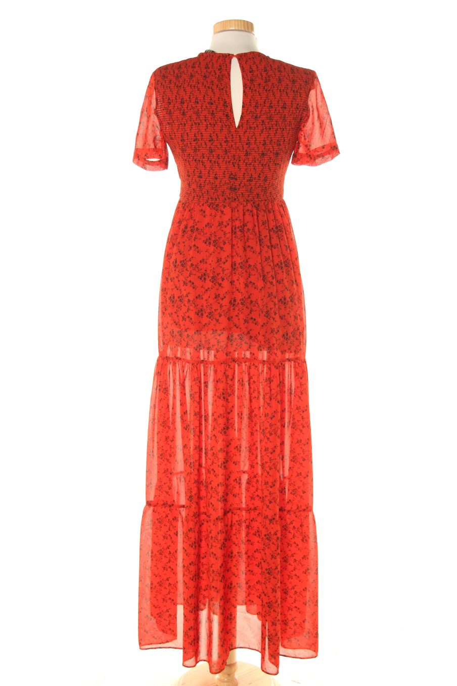 Einfaches Kleid von Zara Größe XS, Farbe Rot, für