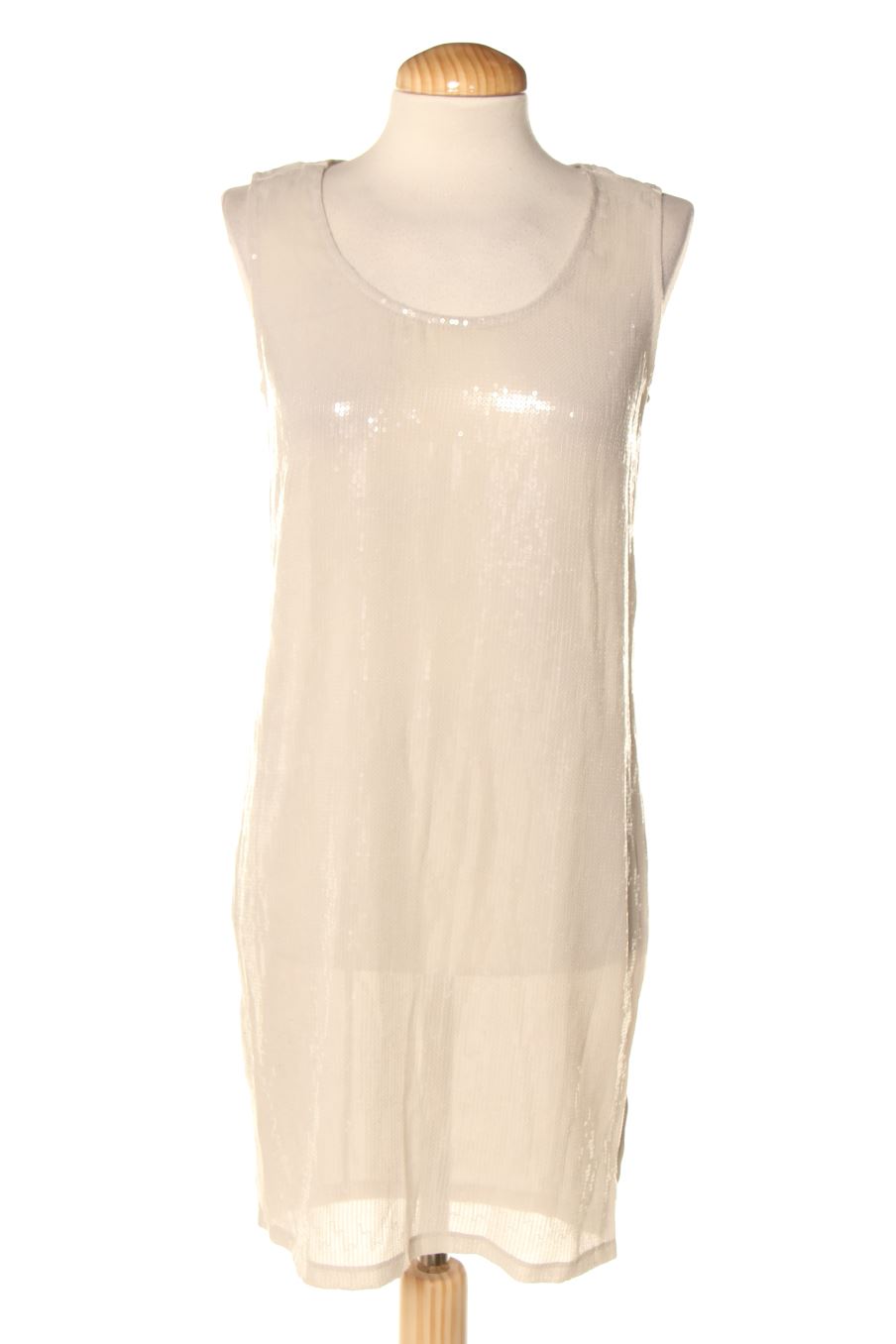 Robe casual Benetton de la taille XS, de couleur gris