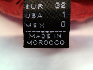 Jeans Mango de la taille 32, de couleur rouge de denim
