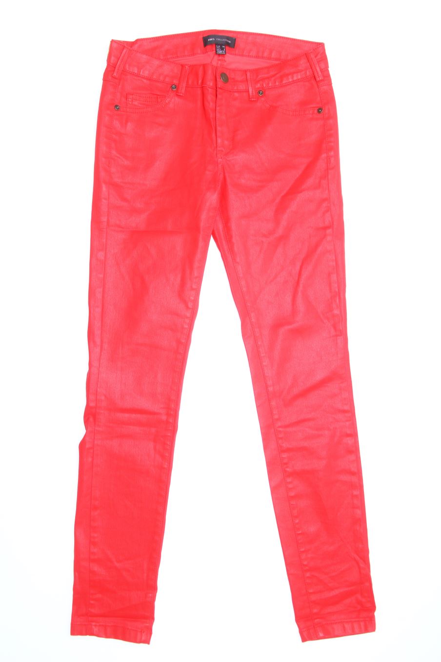 Jeans Mango de la taille 32, de couleur rouge de denim