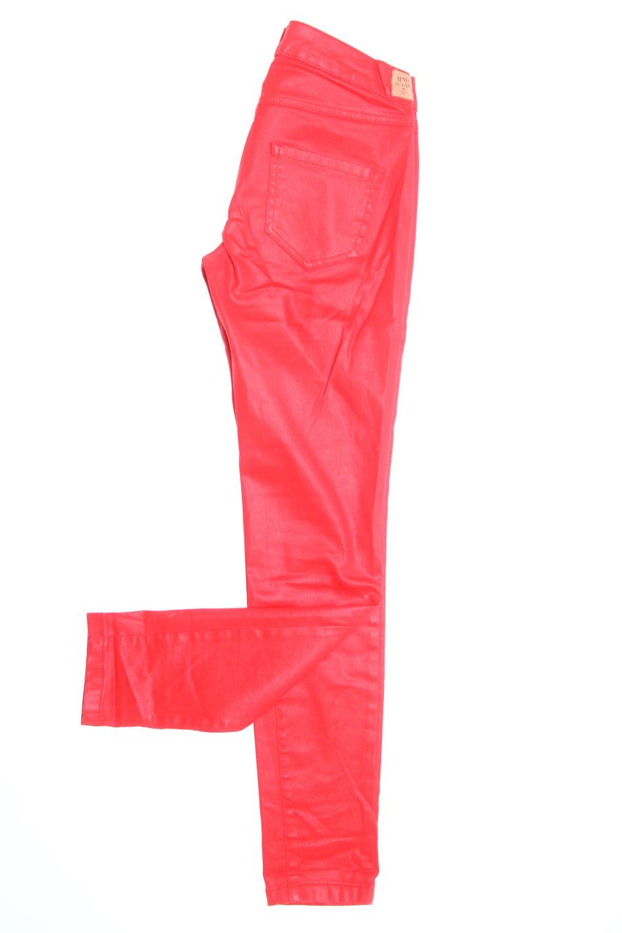 Jeans Mango de la taille 32, de couleur rouge de denim