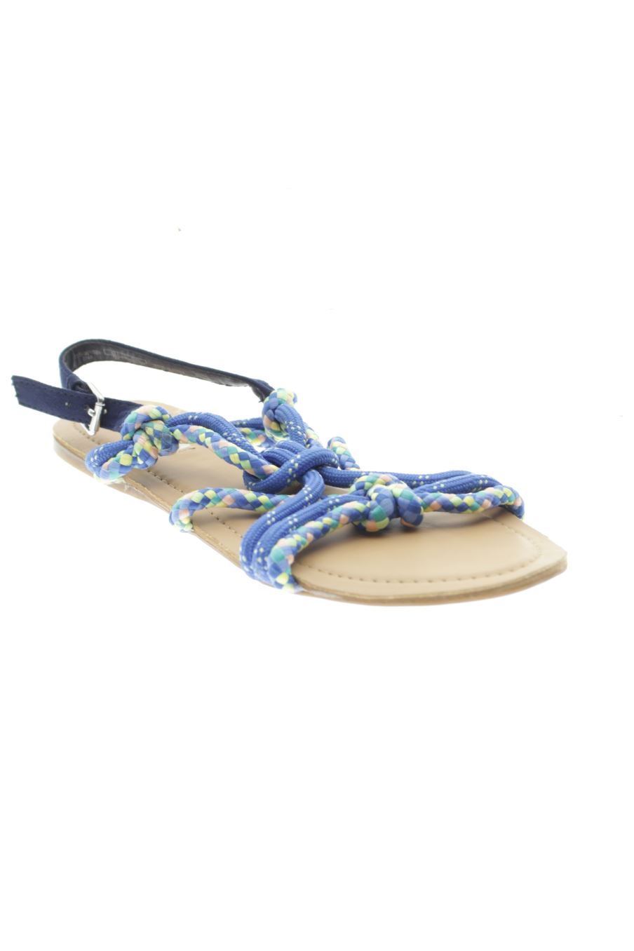 Sandalias planas de Oysho de la talla 37, de color flores de