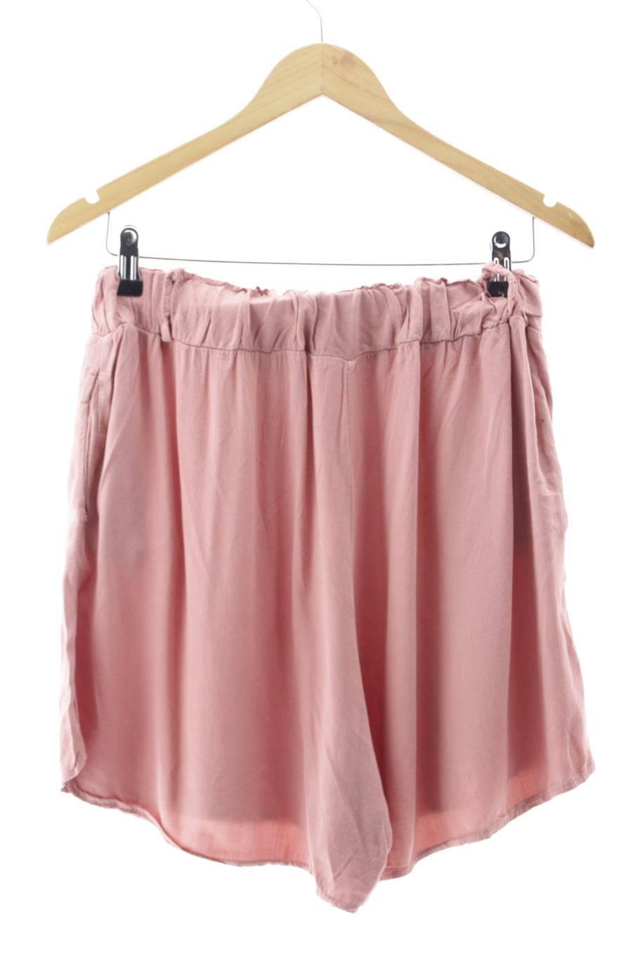 Pantaloni corti de Made in italy de la talla S, de color rosa