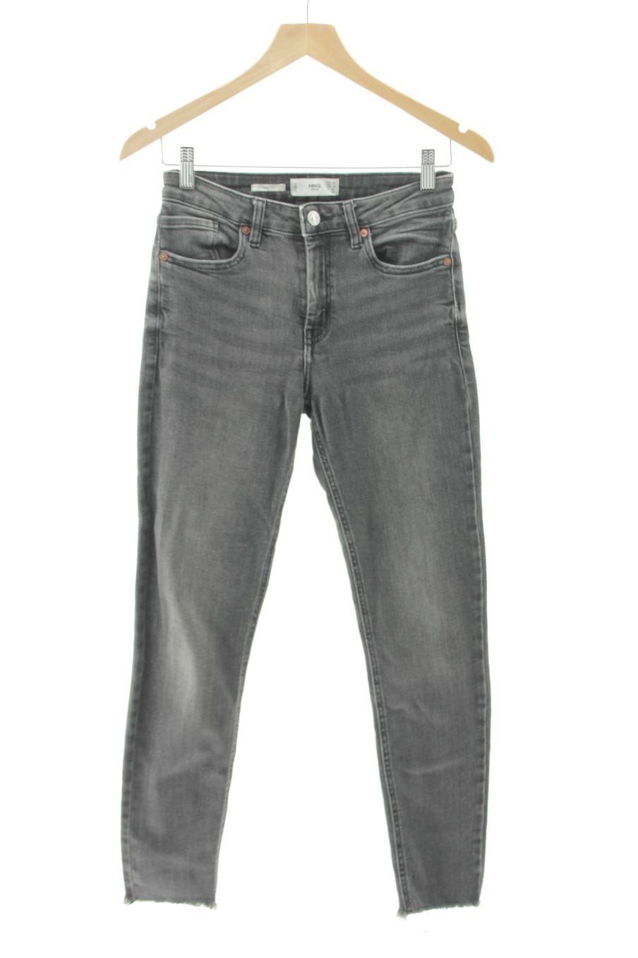 Jeans Mango de la taille 36, de couleur gris de denim