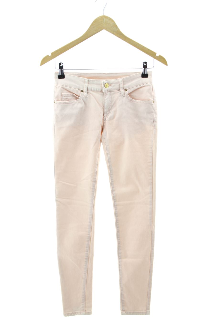 Vaqueros de Mango de la talla 34, de color rosa de ropa vaquera