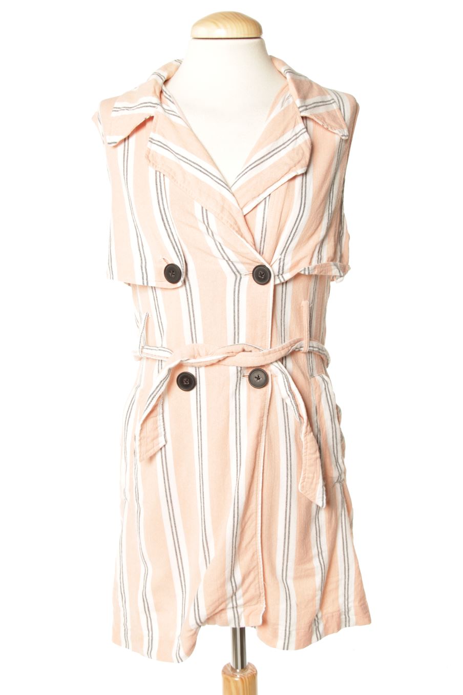 Chaleco de tela de Stradivarius de la talla S, de color rayas
