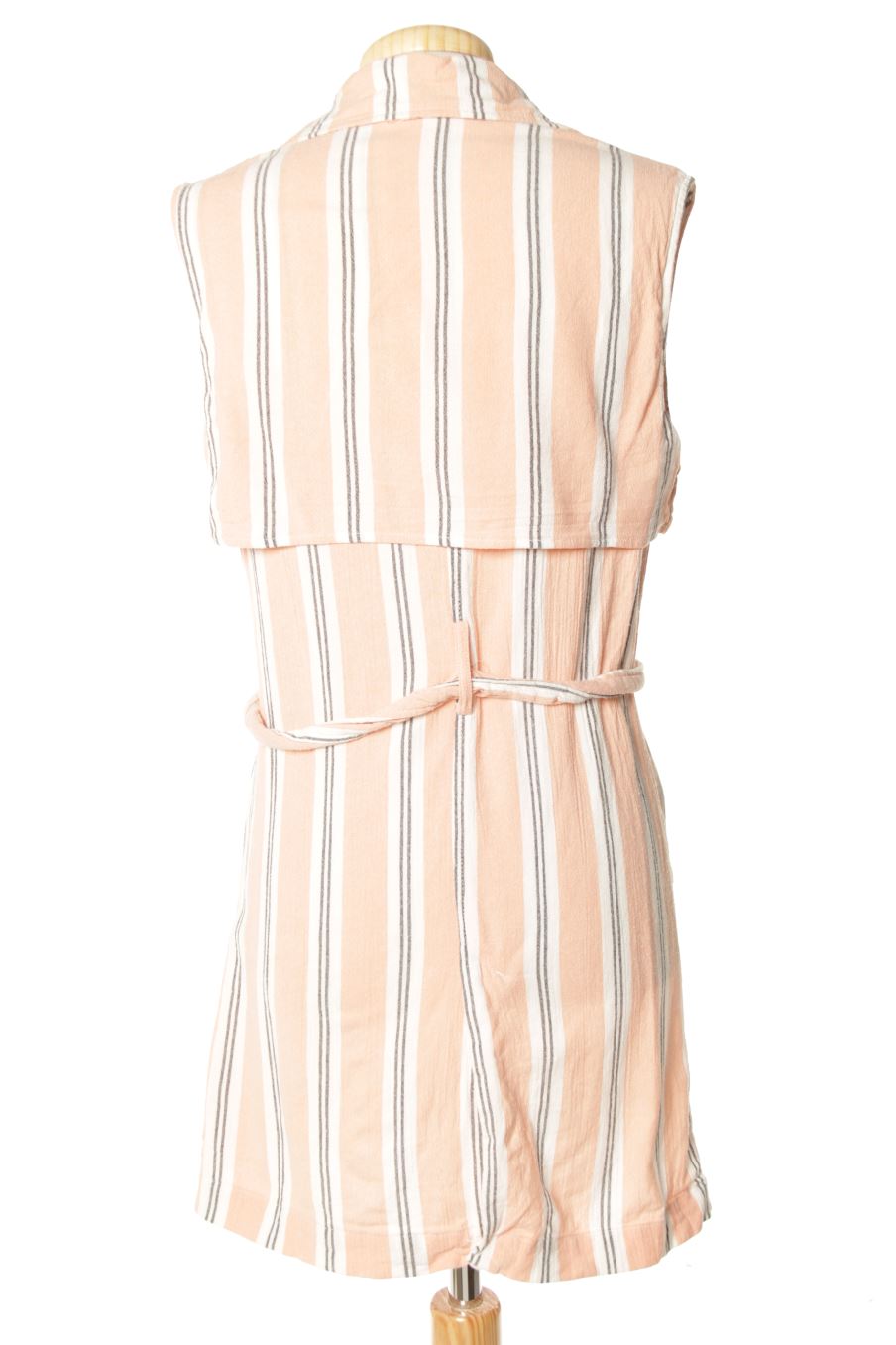 Chaleco de tela de Stradivarius de la talla S, de color rayas