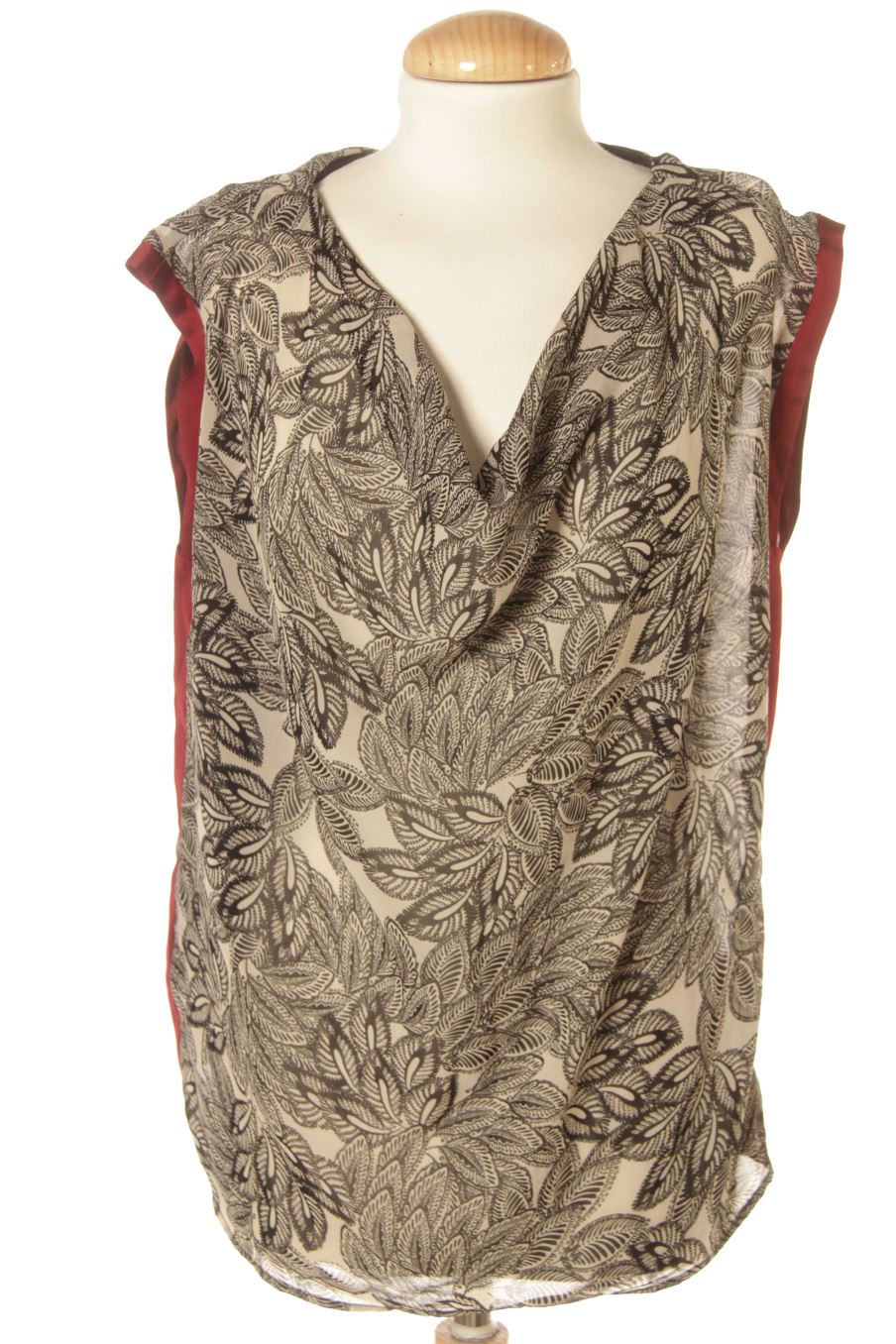 Blouse à manches courtes Mango de la taille M, de couleur imprimés