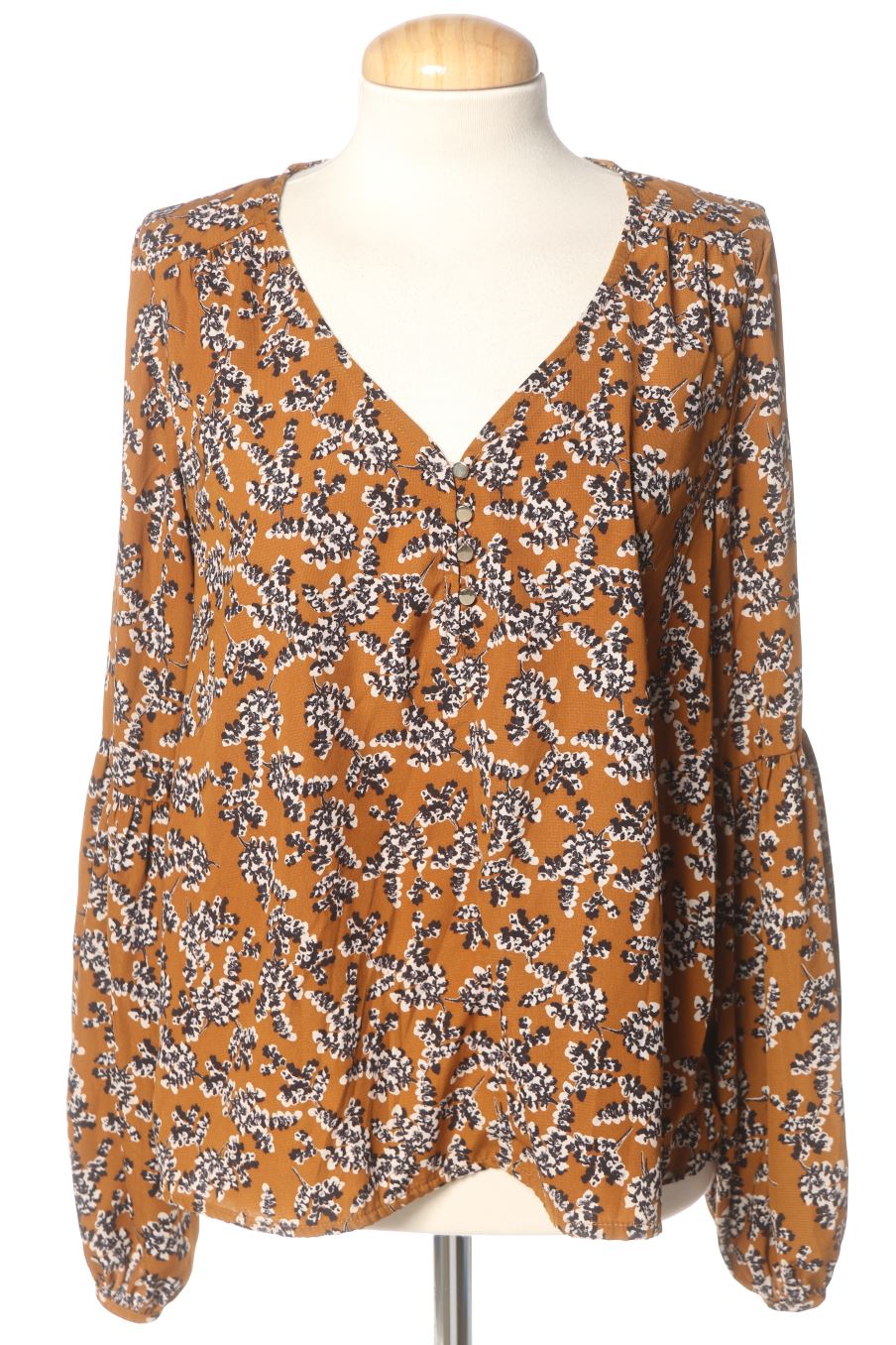 Blusa a maniche lunghe de Camaieu de la talla L, de color stampato