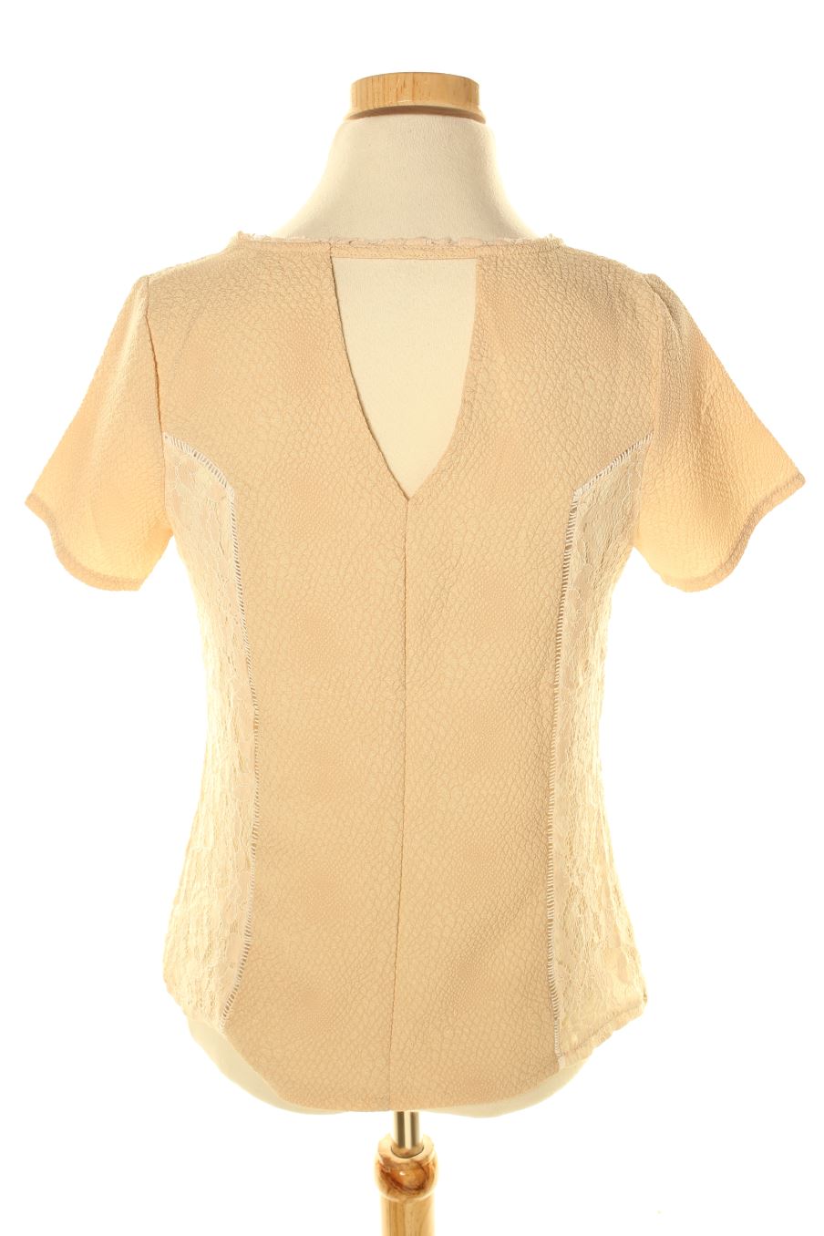 Kurzärmelige Bluse von An'ge Größe S, Farbe Rosa, für