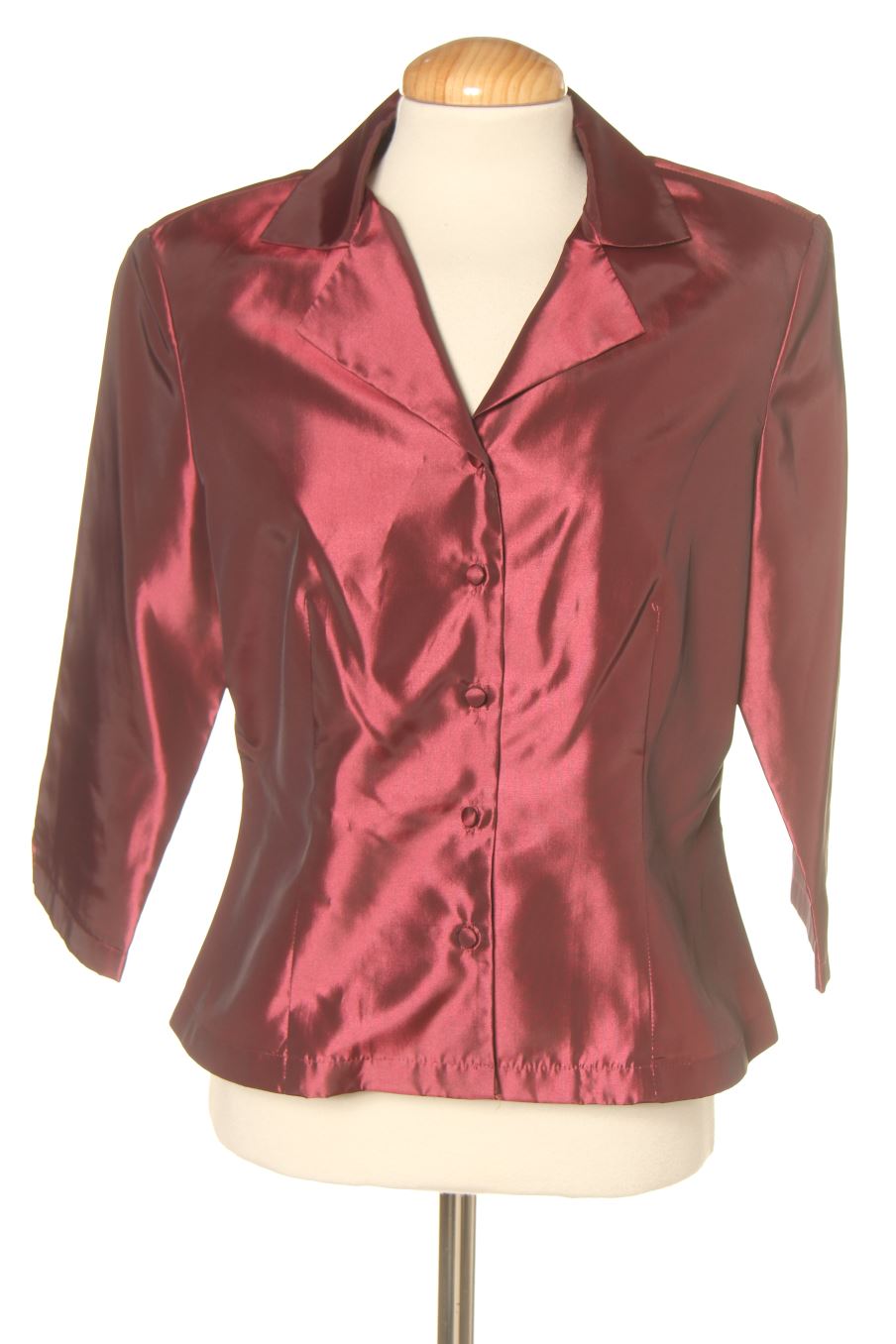 Chemise El Corte Ingles de la taille 40, de couleur bordeaux