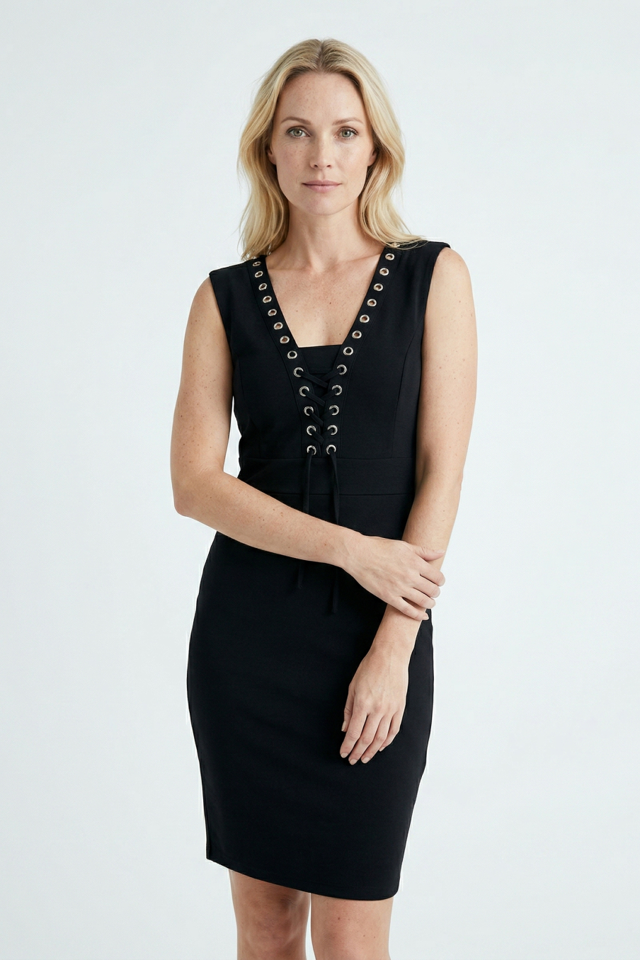 Robe casual La Petite Parisienne de la taille S, de couleur noir