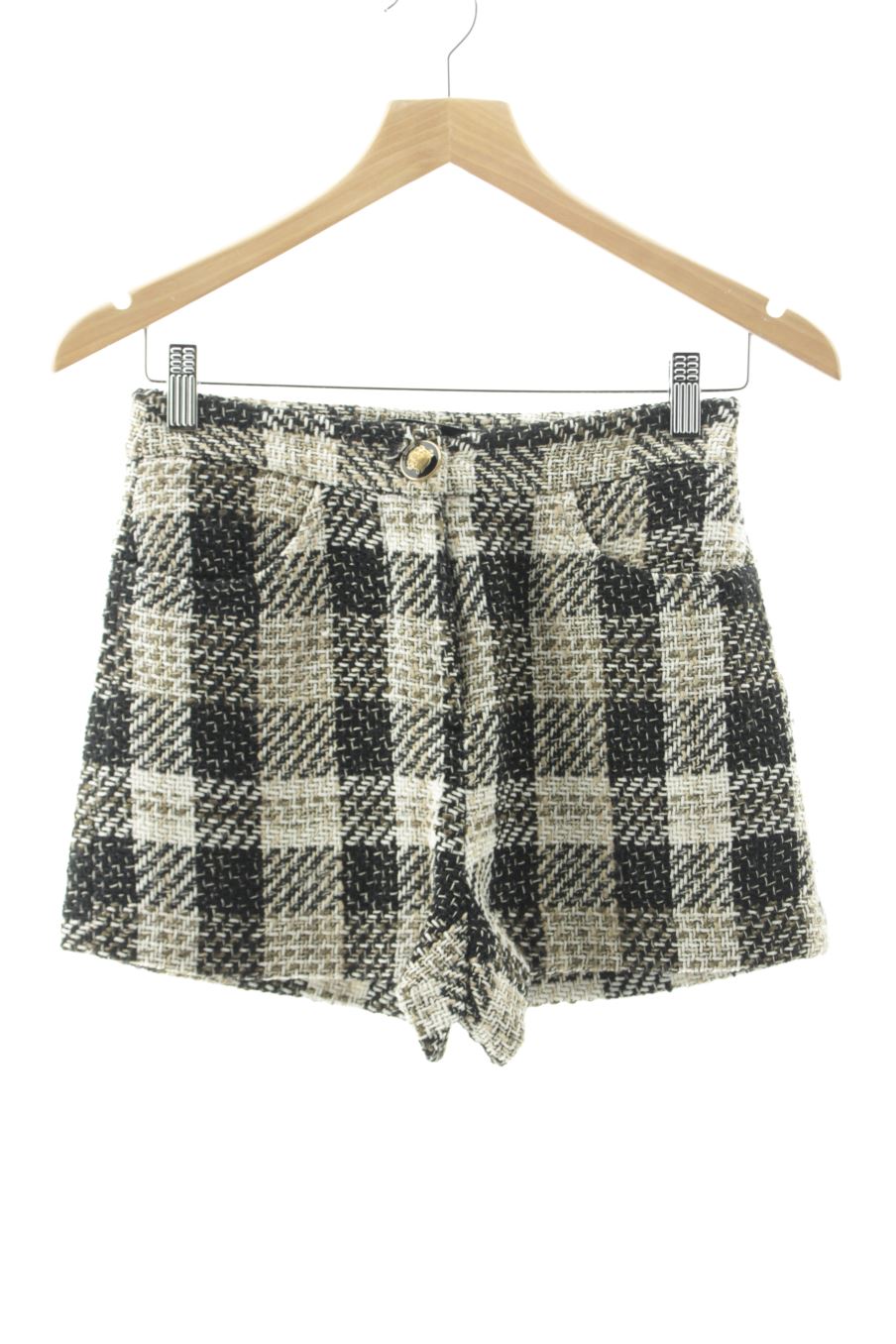 Pantaloni corti de Zara de la talla XS, de color quadri