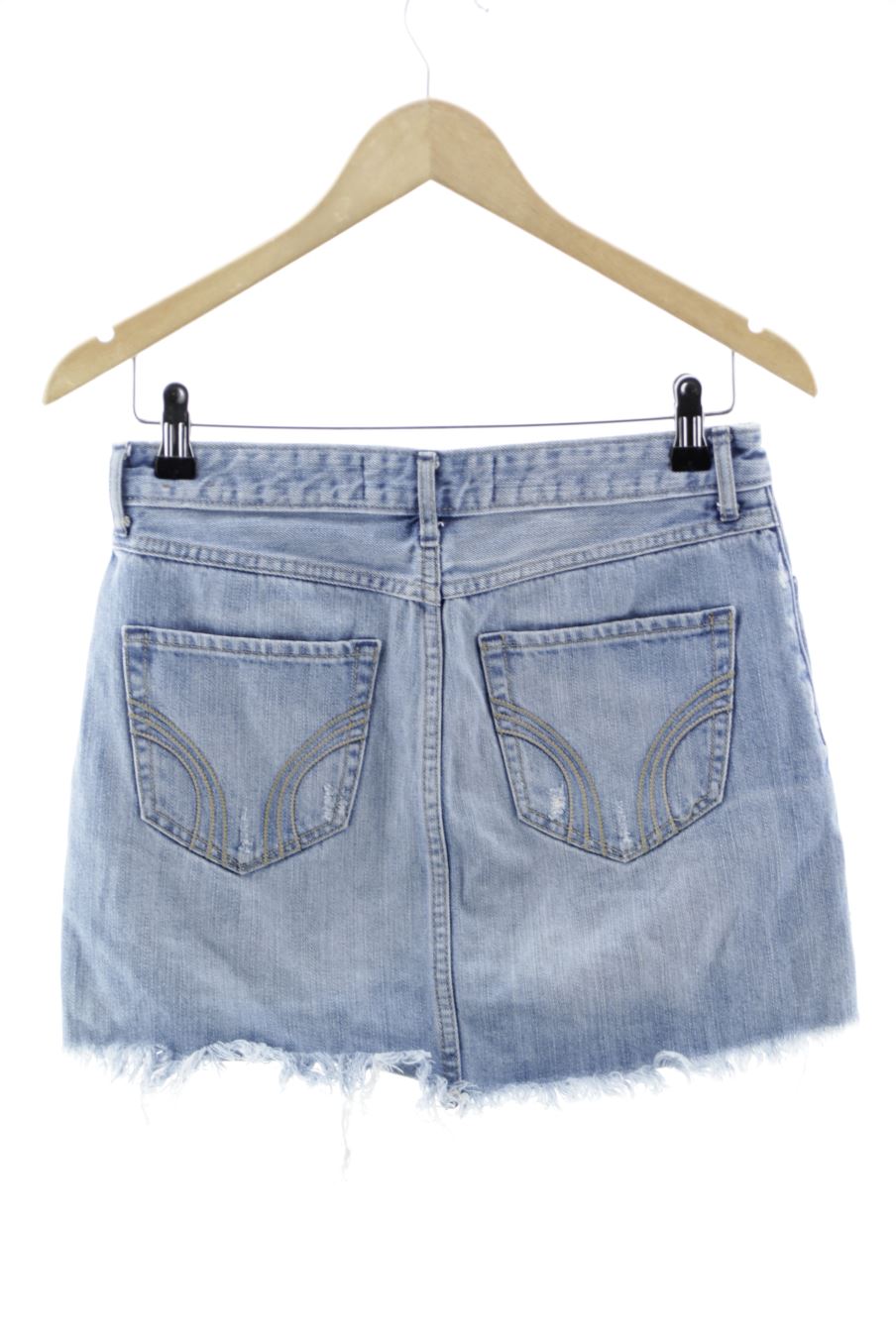 Jupe Hollister de la taille 36, de couleur bleu de denim