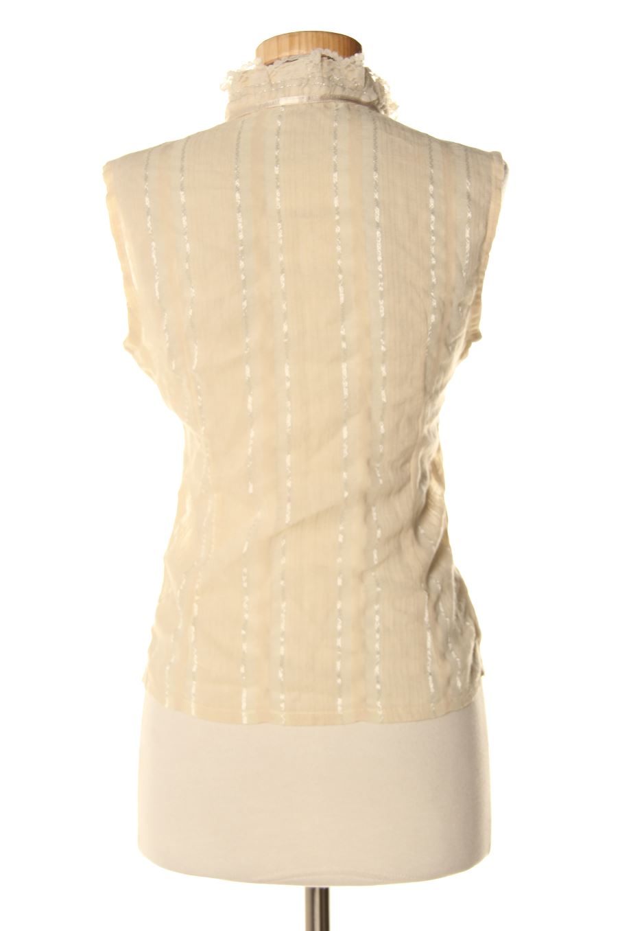 Camisa sin mangas de PERCENTIL de la talla S, de color beige