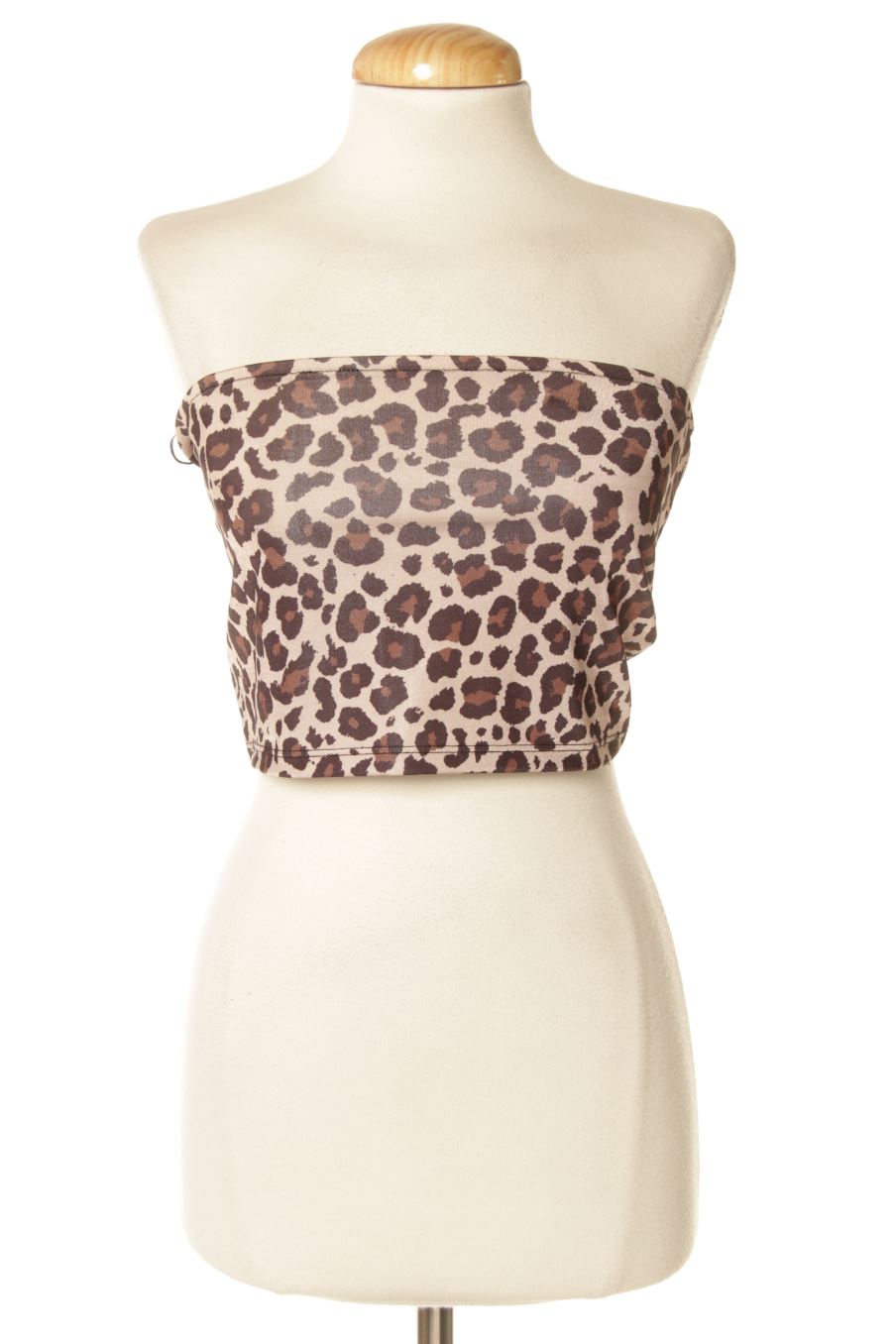 Top de Pull & Bear de la talla L, de color animal print