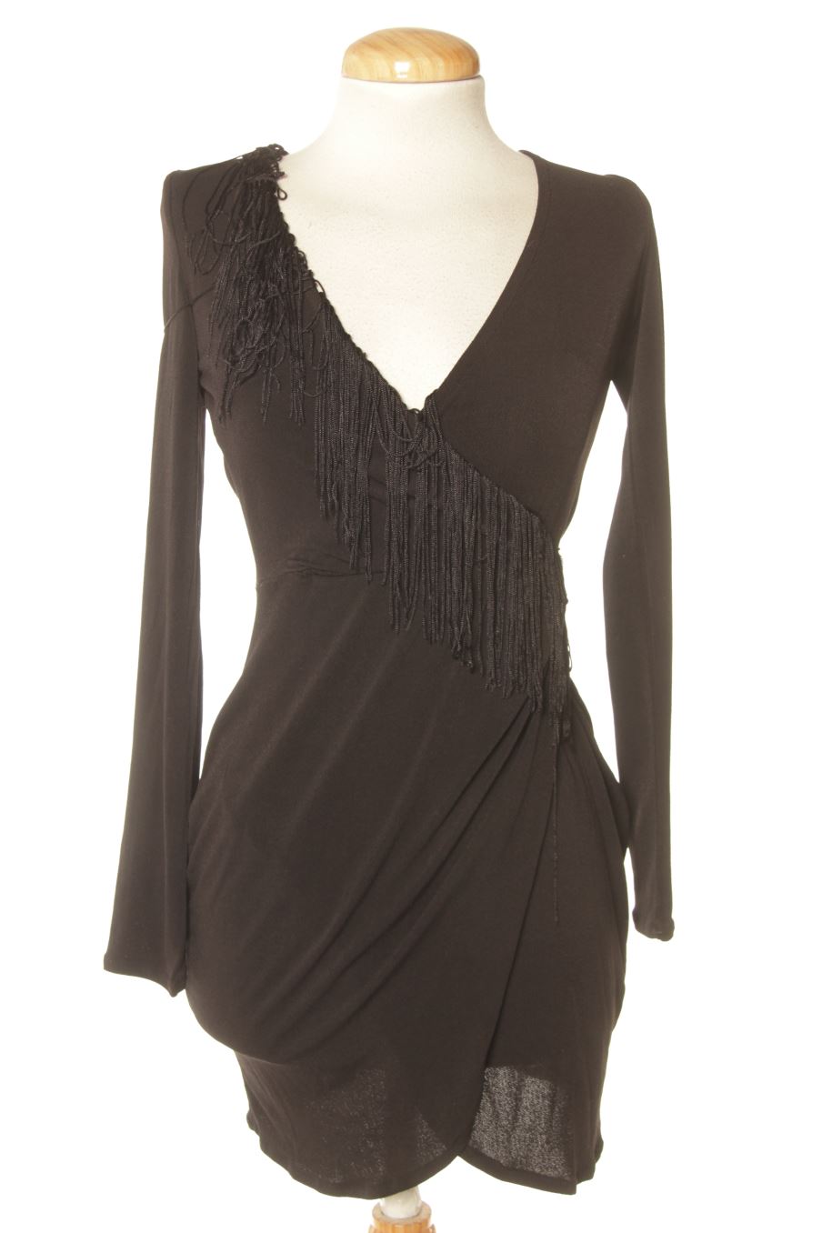 Robe casual Bershka de la taille XS, de couleur noir