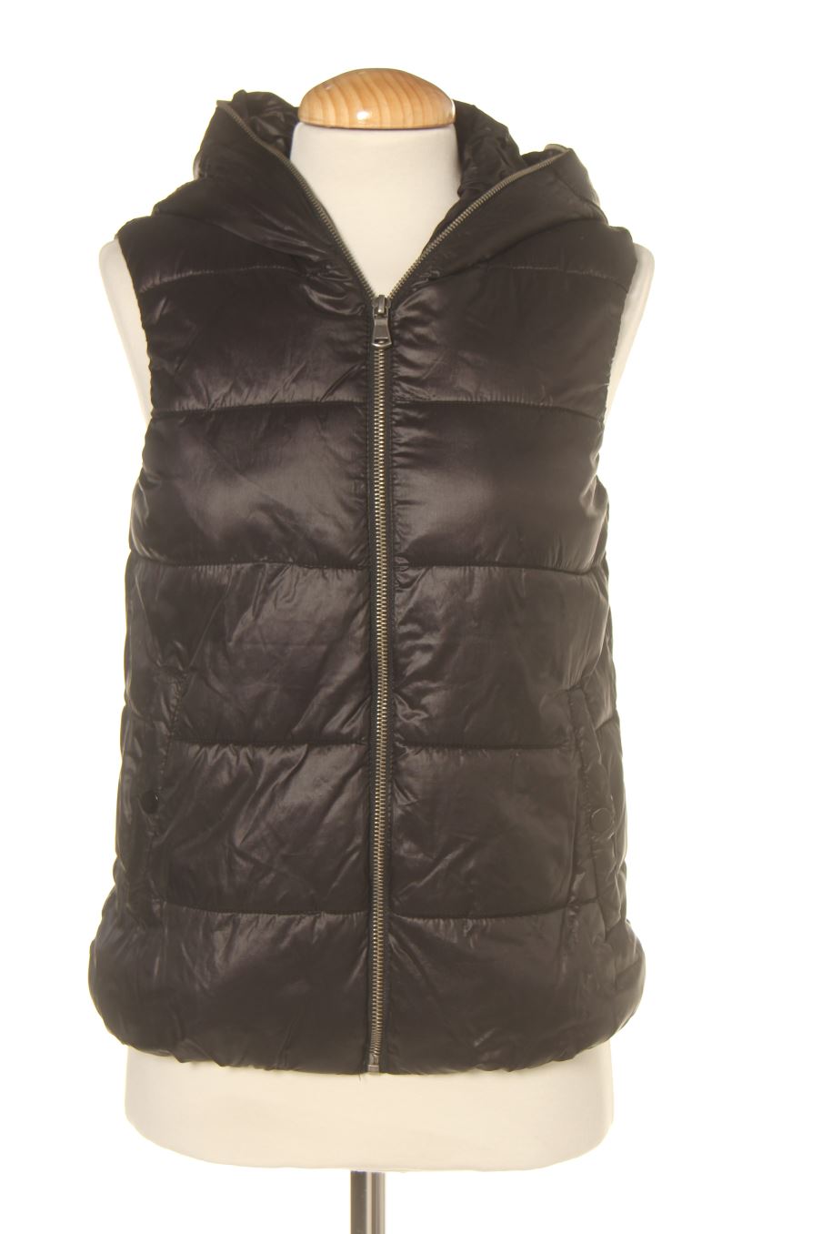Chaleco de abrigo de Amisu de la talla 34, de color negro