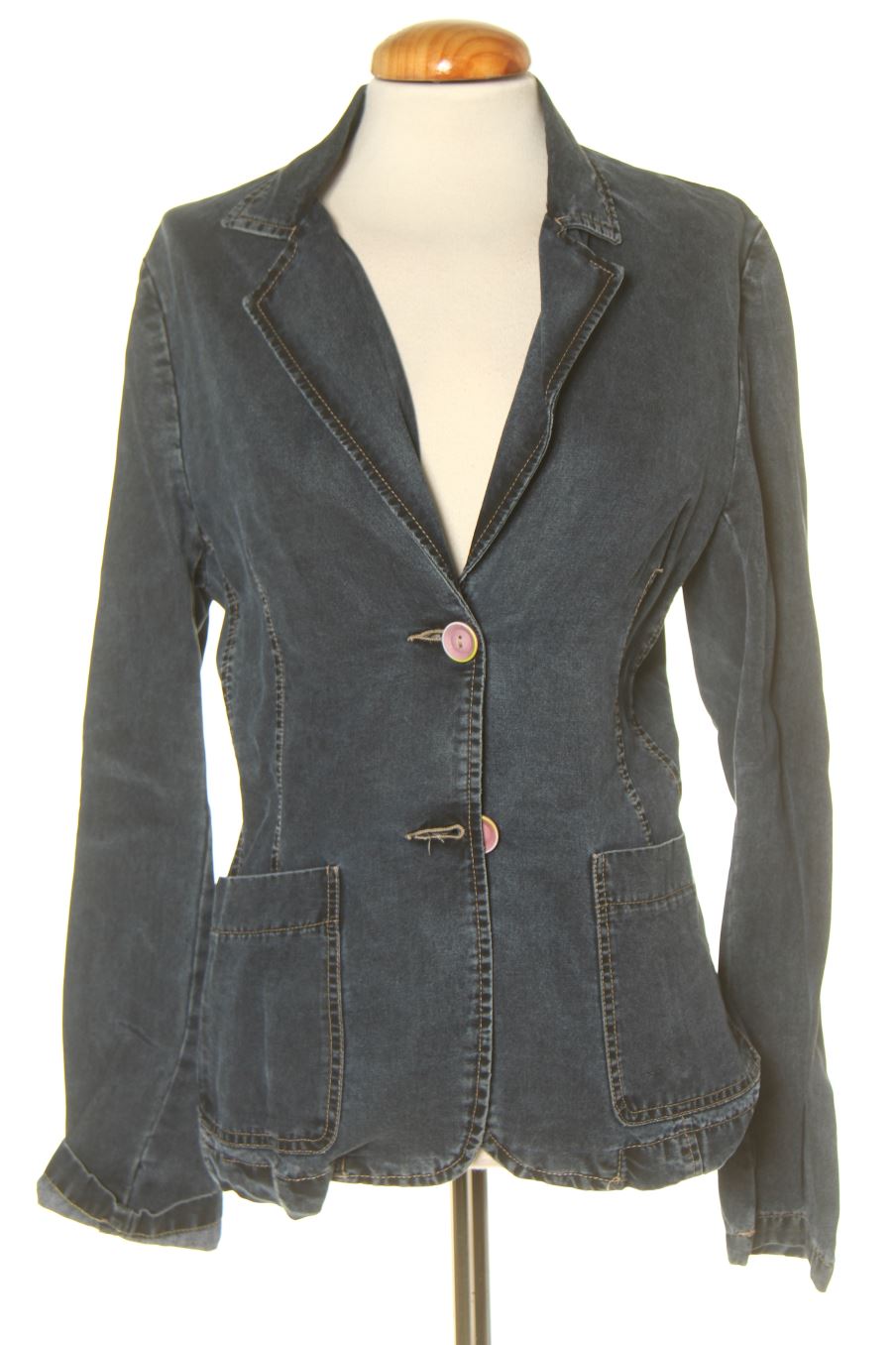 Blazer aibonito de la taille 40, de couleur bleu de denim