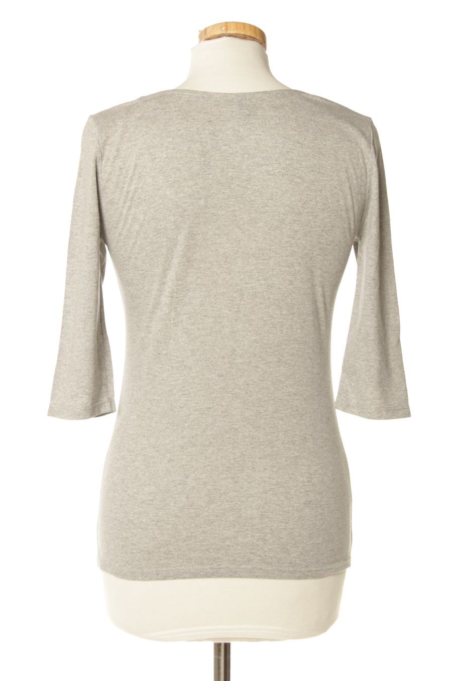 Camiseta manga larga de Naf Naf de la talla S, de color gris