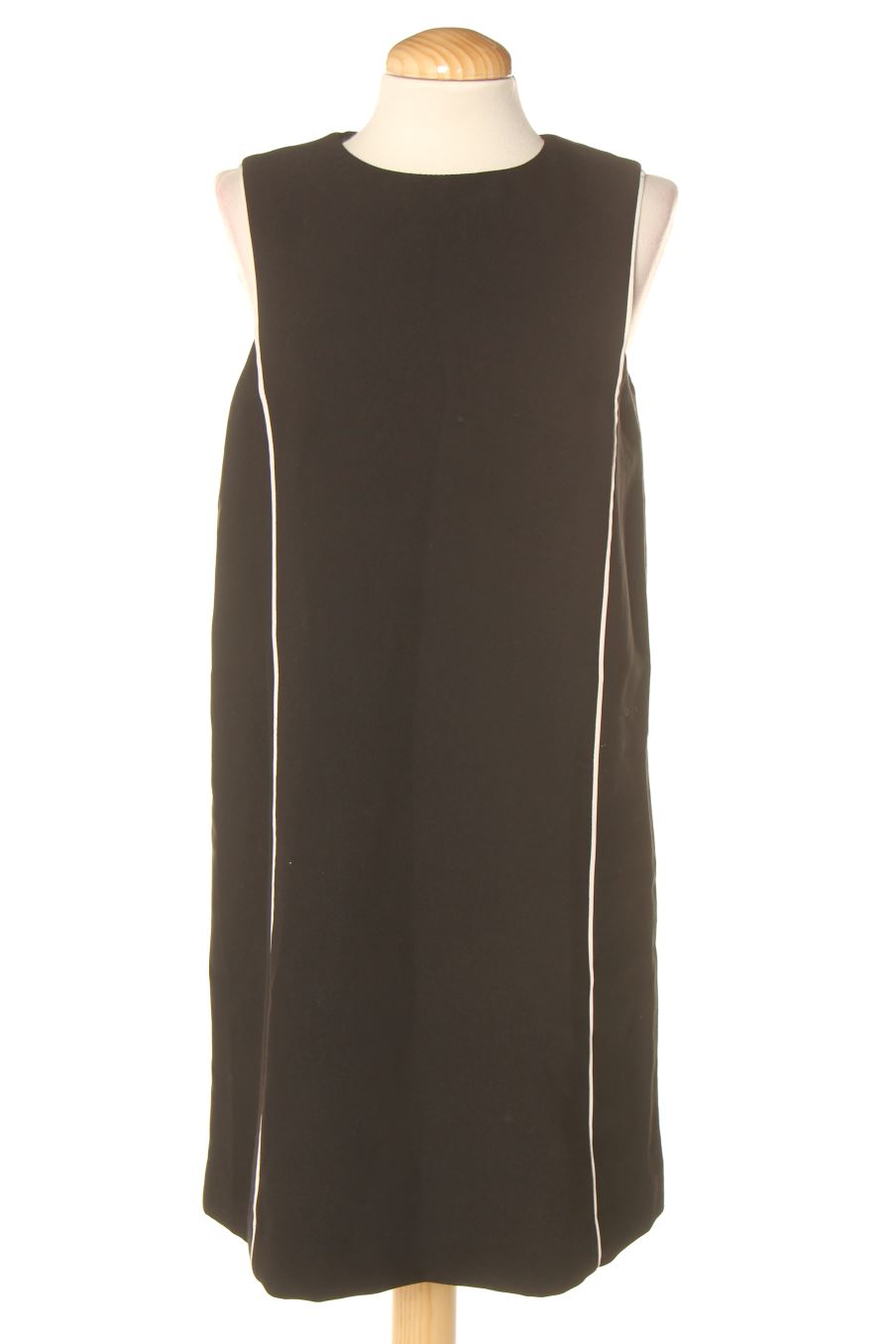 Vestido casual de Mango de la talla S, de color negro