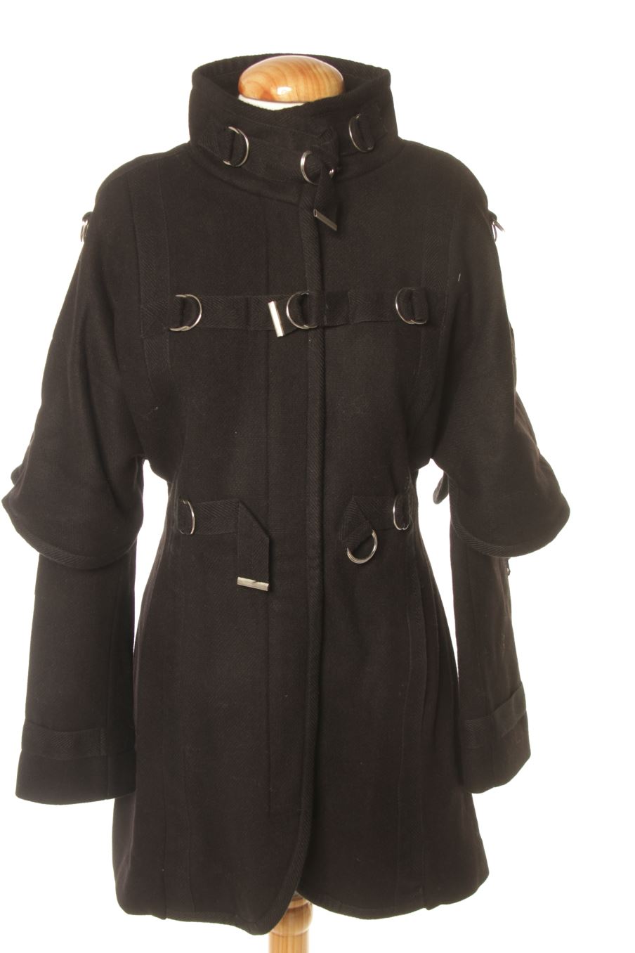 Abrigo de Highly Preppy de la talla XS, de color negro