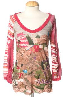 Camiseta manga larga XS Adolfo Dominguez