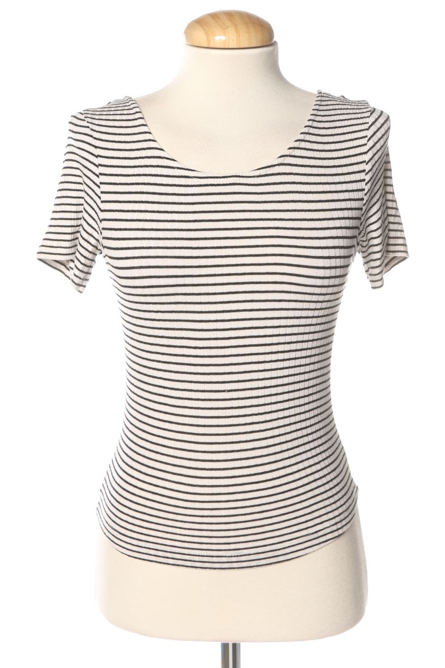 T-Shirt von Stradivarius Größe XS, Farbe Gestreift, für