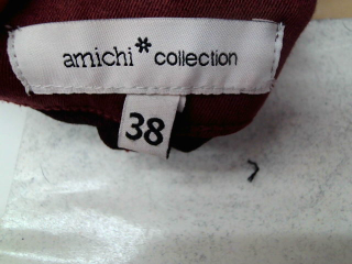 Jeans Amichi de la taille 38, de couleur bordeaux de denim
