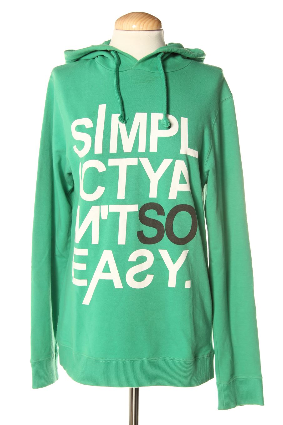 Sudadera de Xdye (PULL&BEAR) de la talla M, de color verde