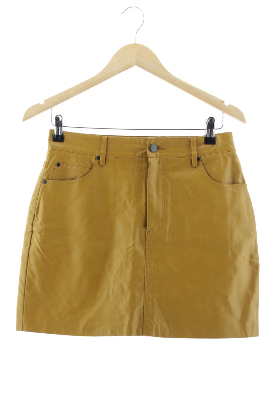Gonne de Pull & Bear de la talla M, de color senape