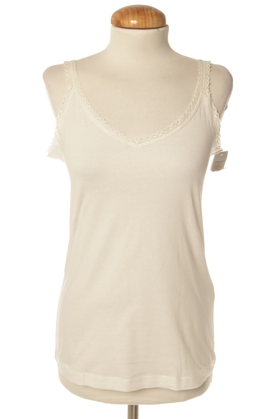 Camiseta sin mangas de Women'secret de la talla S, de color blanco