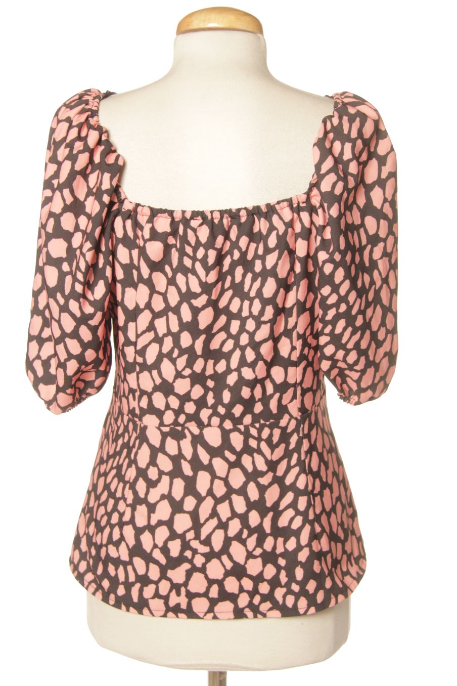 Blusa de manga corta de Warehouse de la talla 44, de color estampado