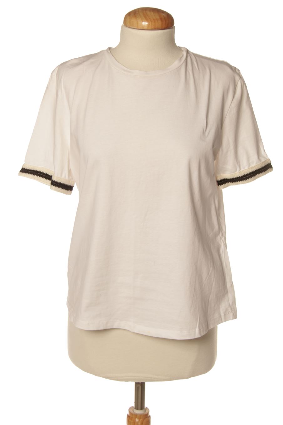 Camiseta de Zara de la talla S, de color blanco