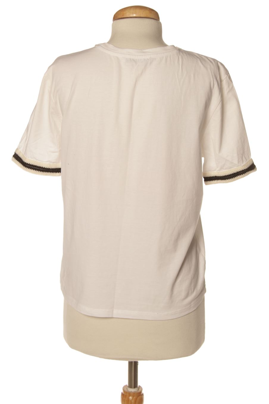 Camiseta de Zara de la talla S, de color blanco