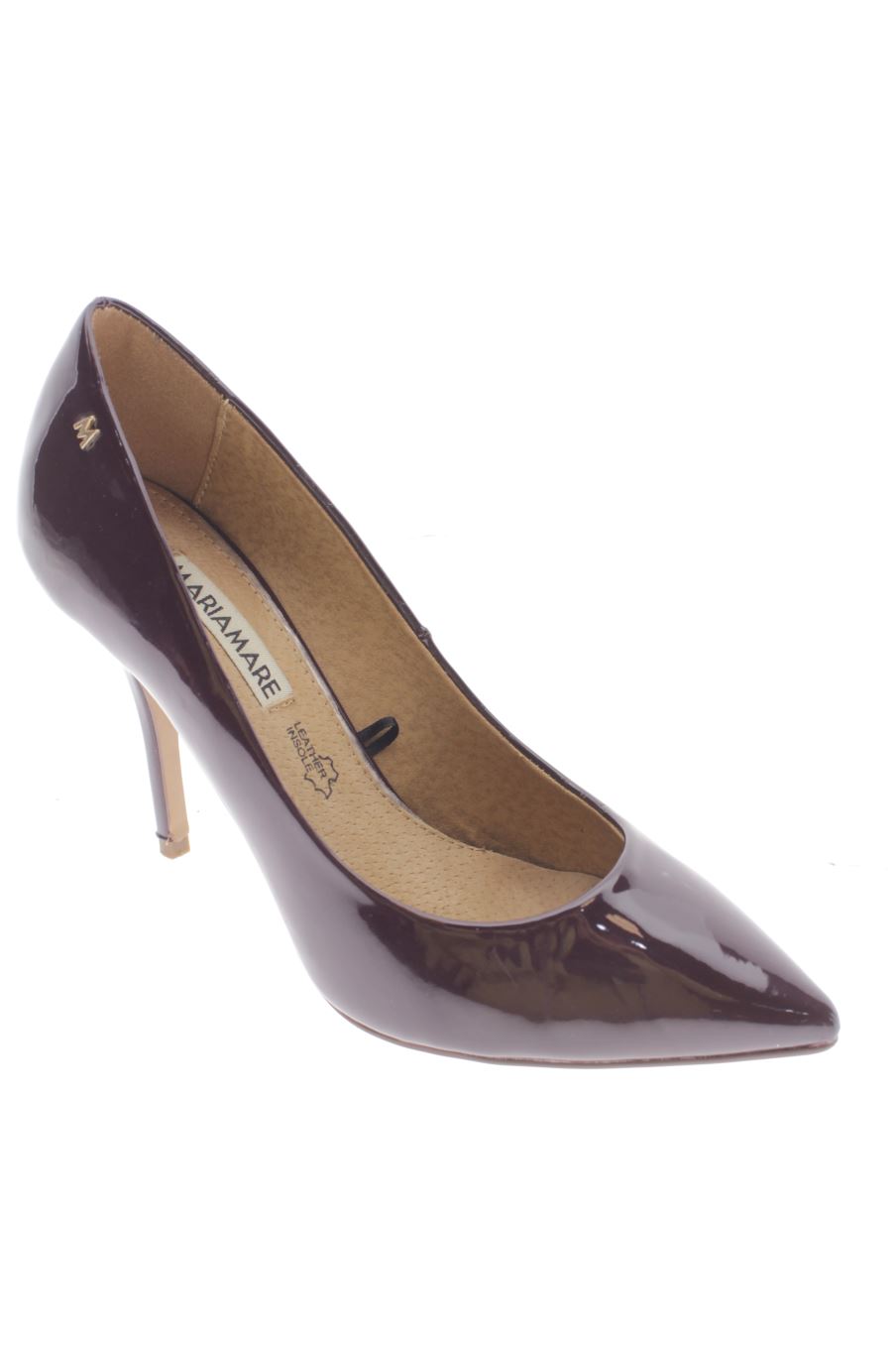Zapatos de tacon de MariaMare de la talla 40, de color burdeos de