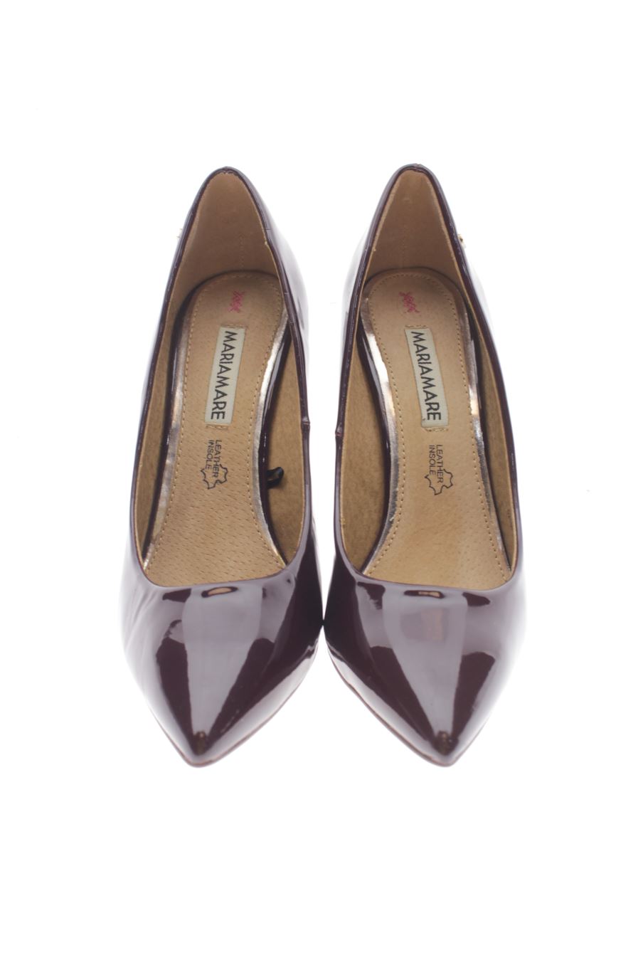 Zapatos de tacon de MariaMare de la talla 40, de color burdeos de