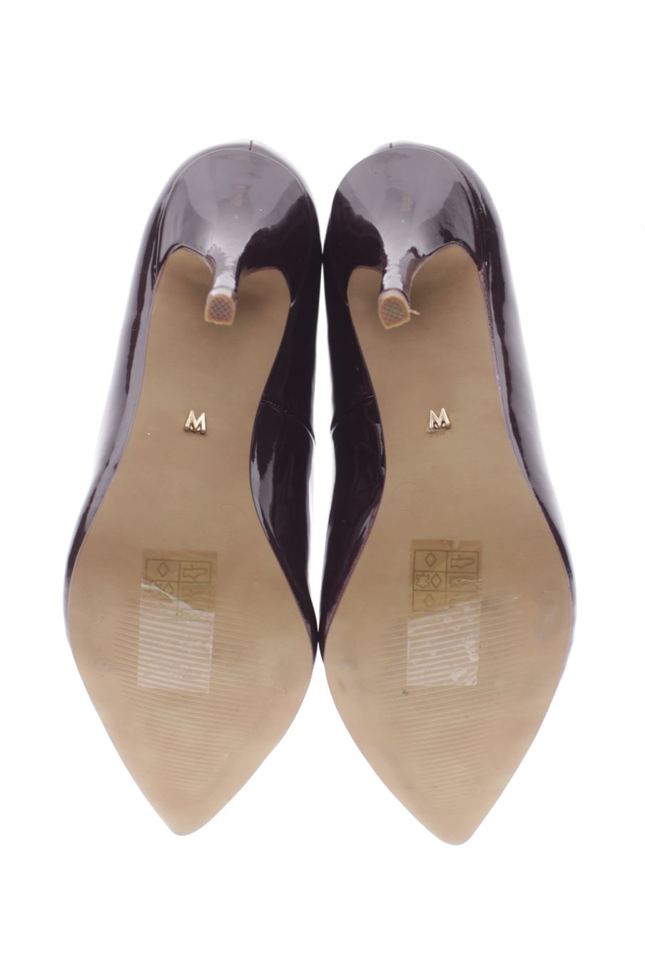 Zapatos de tacon de MariaMare de la talla 40, de color burdeos de