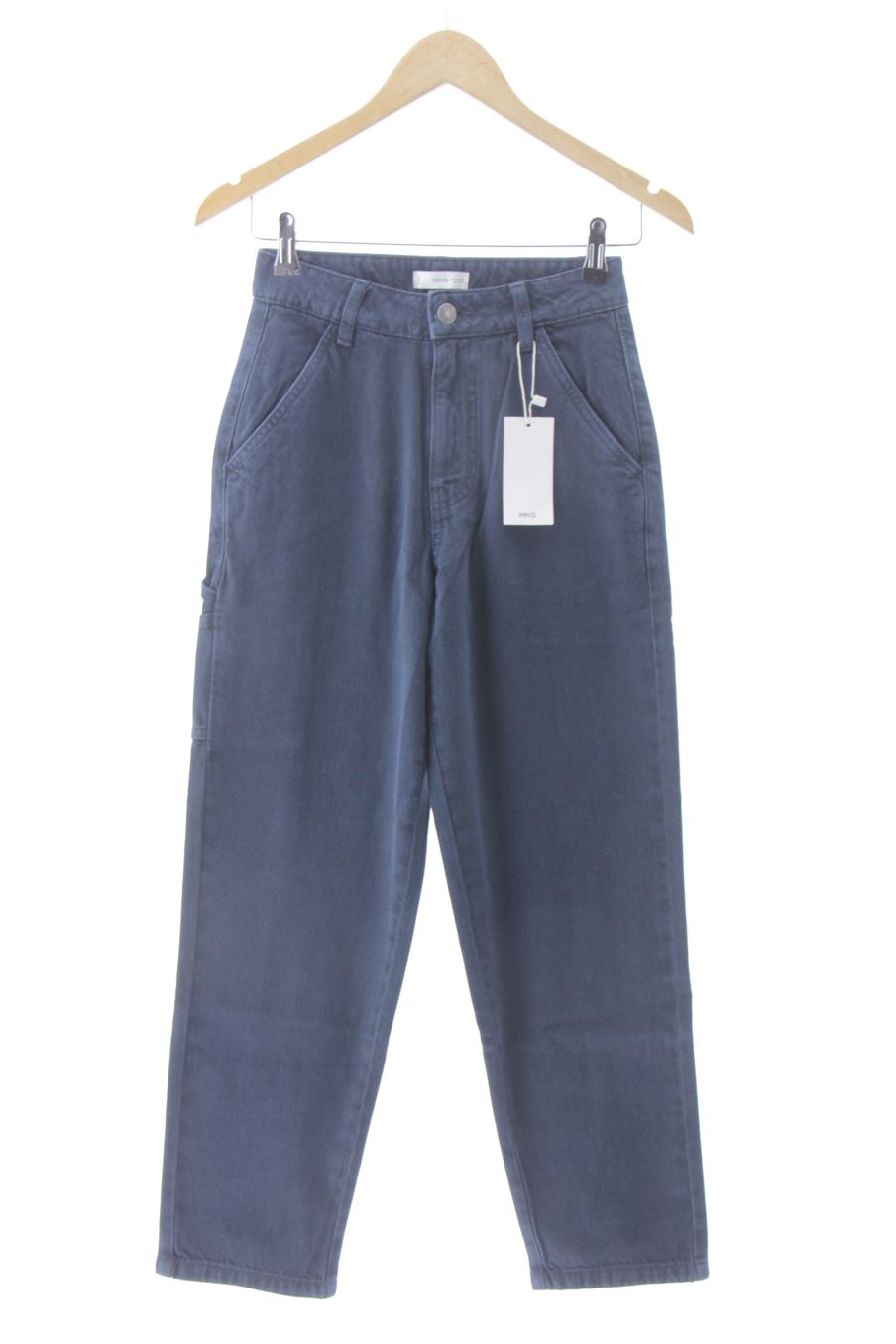 Jeans Mango de la taille XXS, de couleur bleu marine de denim