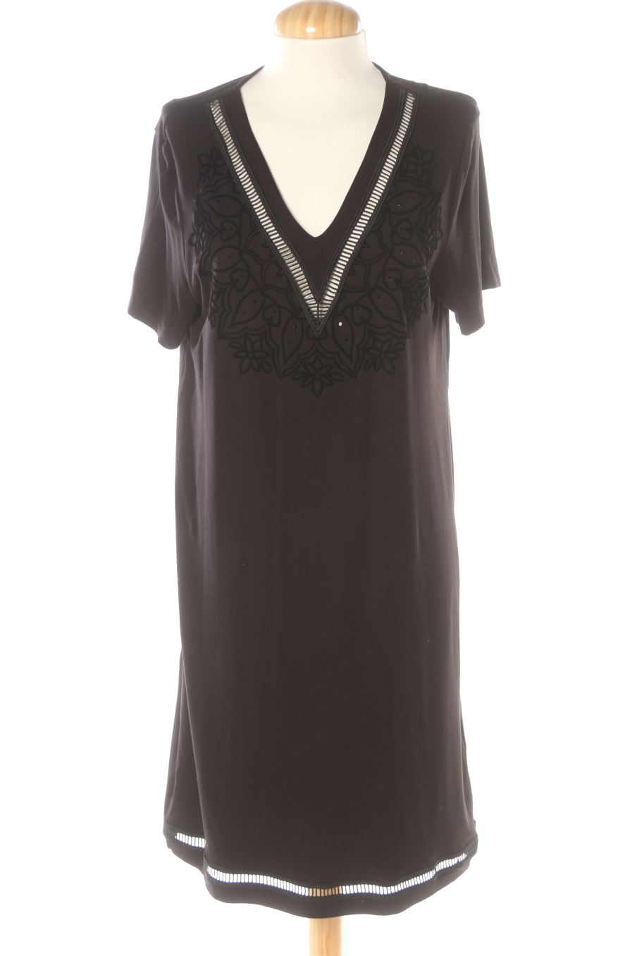 Vestido casual de Desigual de la talla L, de color negro