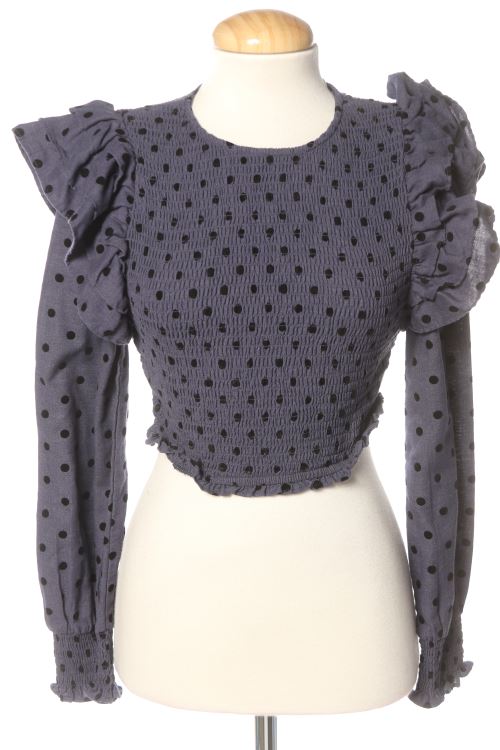 Blusa a maniche lunghe