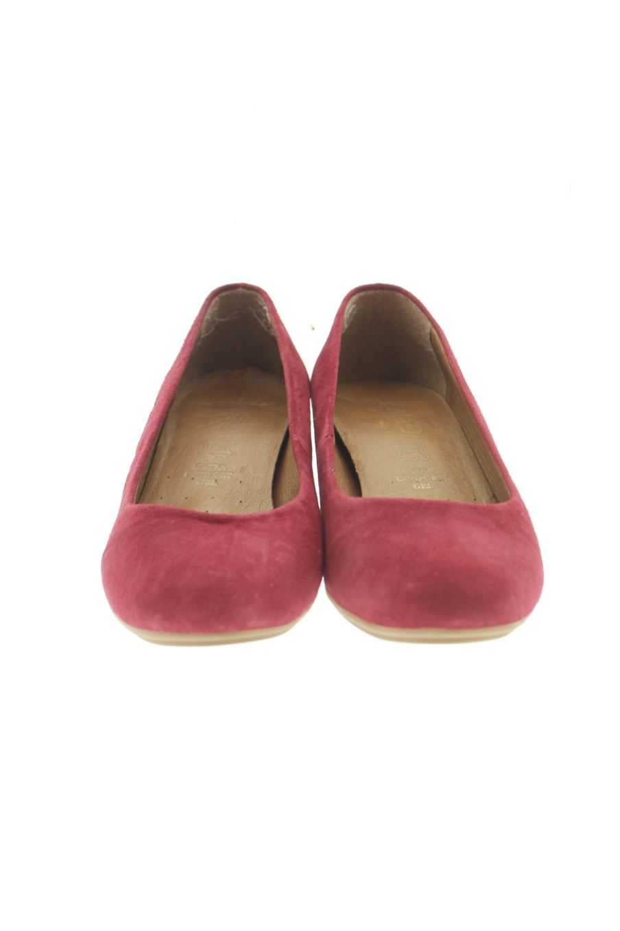 Burdeos Mimao Bailarinas Mimao Zapatos Ante Rojo URBAN S SALÓN