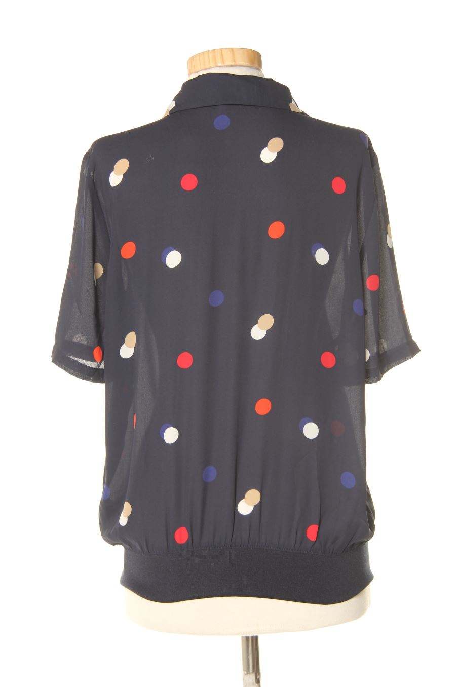 Blouse à manches courtes Monoprix de la taille 38, de couleur imprimés