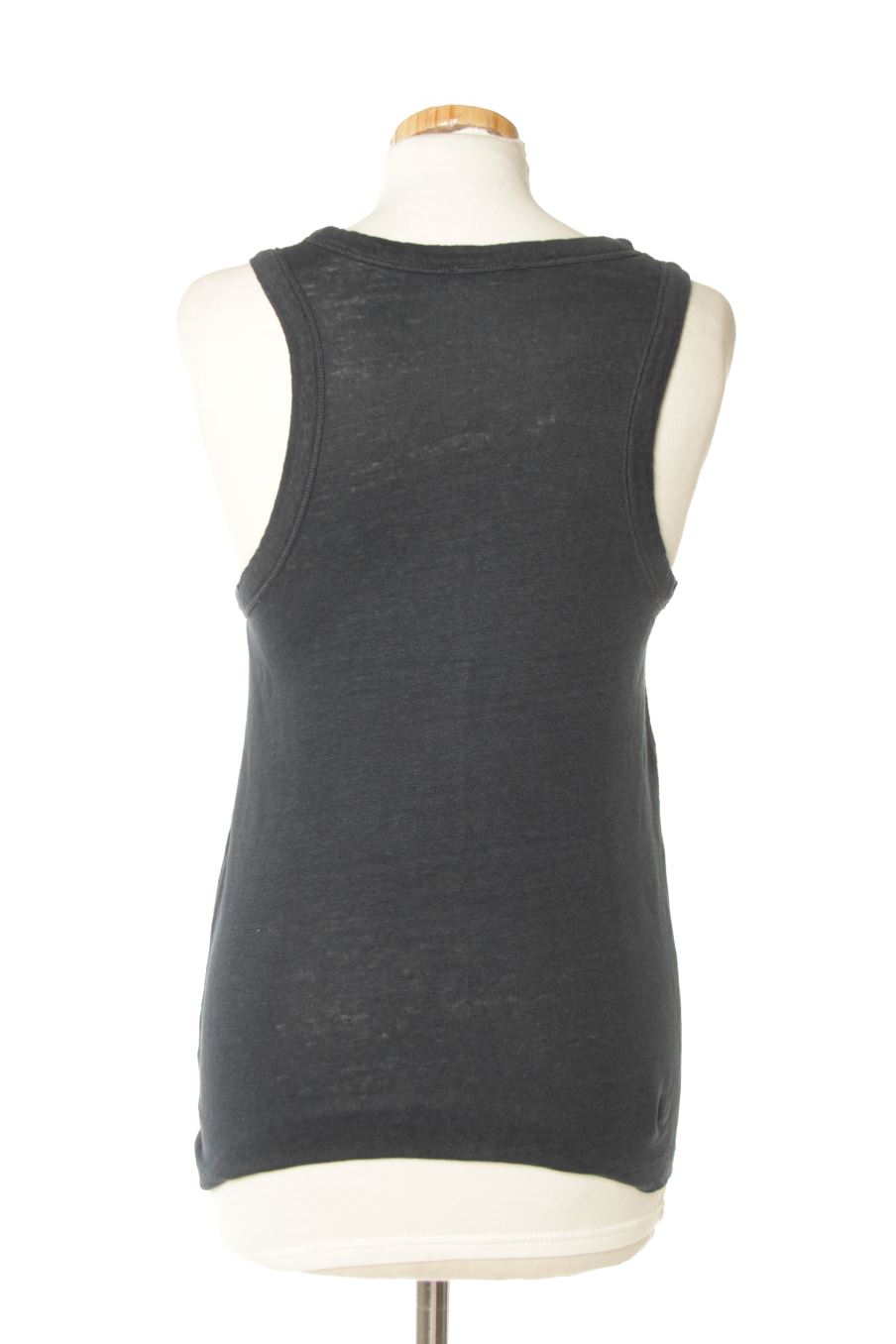 Camiseta sin mangas de COS de la talla XS, de color azul marino