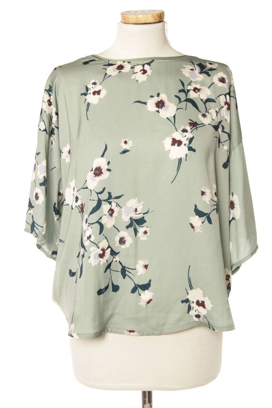 Blouse à manches courtes Mango de la taille S, de couleur fleurs