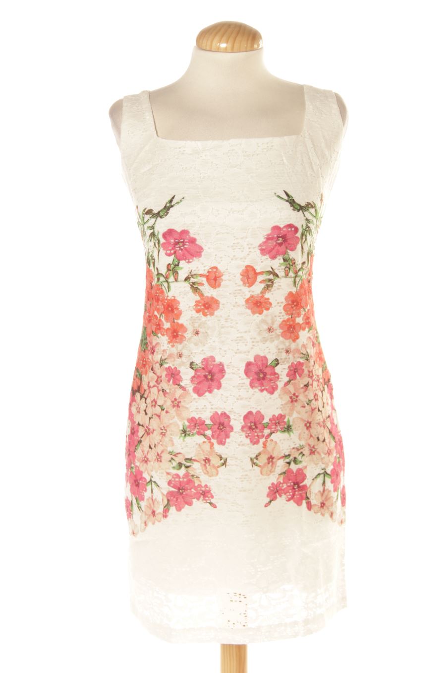 Robe casual Desigual de la taille 38, de couleur fleurs