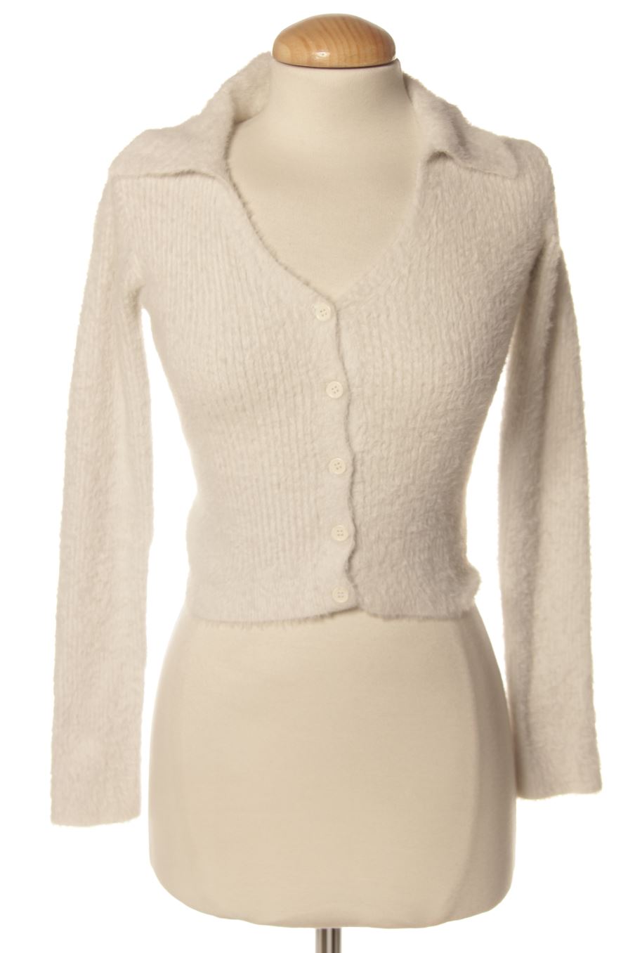 Maglione de Bershka de la talla XS, de color bianco