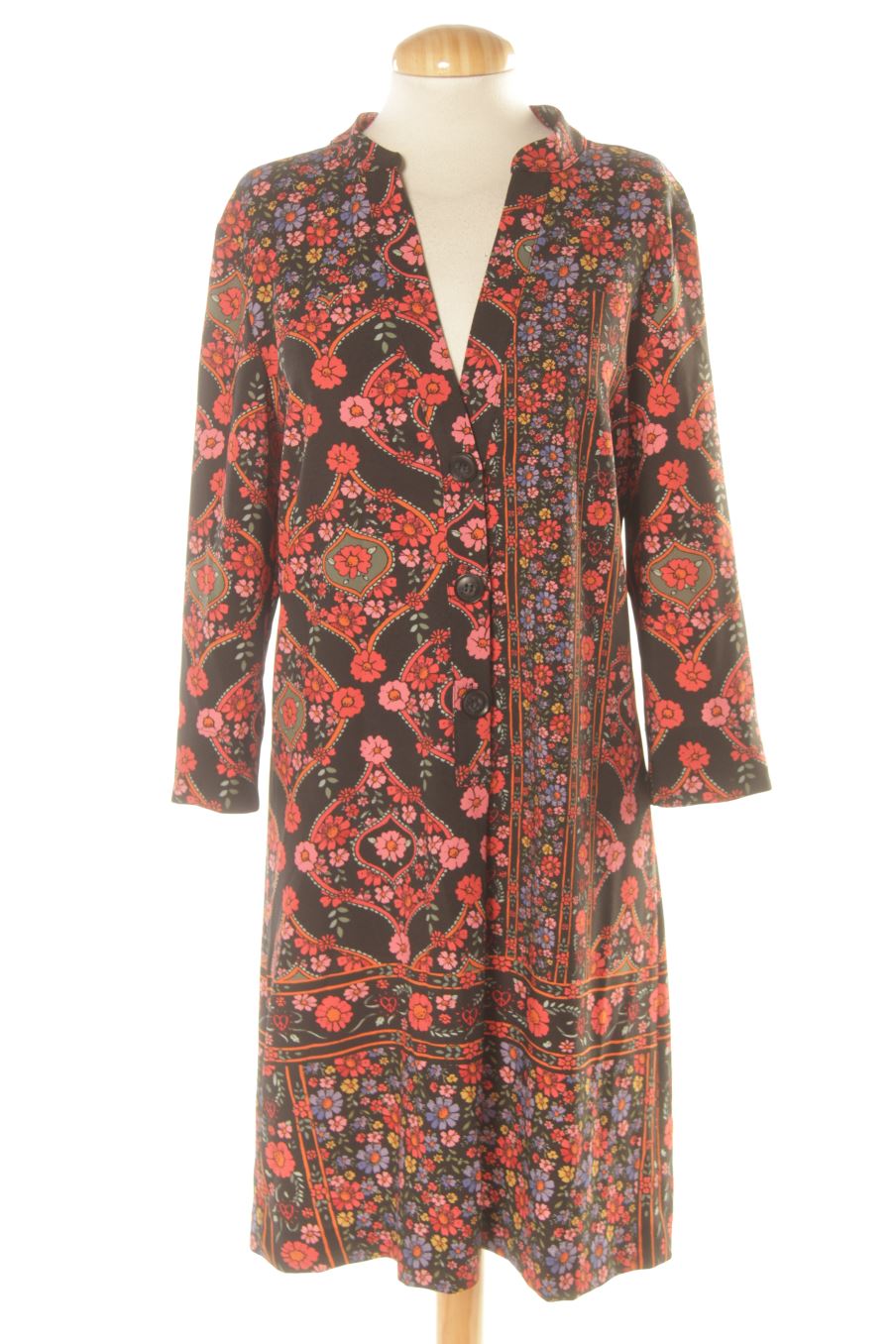 Robe casual Desigual de la taille 38, de couleur fleurs